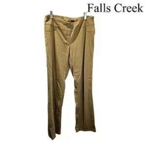 Falls Creek Stretchy Dress Pants for Women Straight Leg Pull‎ On Pants
